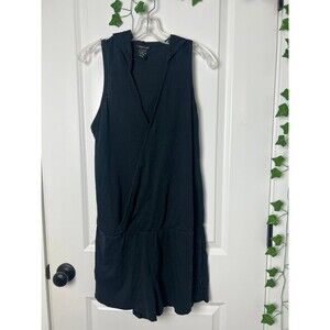 Oakley Hooded Sleeveless Romper Drawstring Waist Beach Summer Size XL